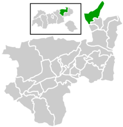 Location within Kufstein district