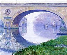 Guy Rose : Le pont de Vernon (avant 1925)
