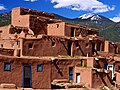 Image 1Multi-storied attached adobe houses at Taos Pueblo (from List of house types)