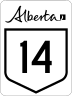 Highway 14 marker