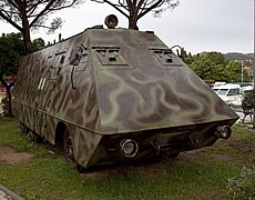 Improvised fighting vehicle from the Croatian War of Independence.