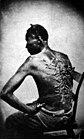 Cicatrices de flagellation sur Gordon, un esclave à Baton Rouge, aux États-Unis, le 2 avril 1863.