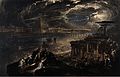 The Fall of Babylon, mezzotint by John Martin, 1831