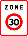 371 30 km/h speed limit zone