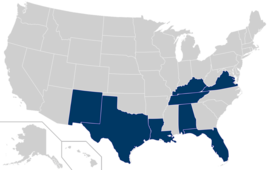 Location of teams in