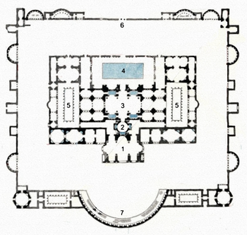 Grundriss der Diokletiansthermen