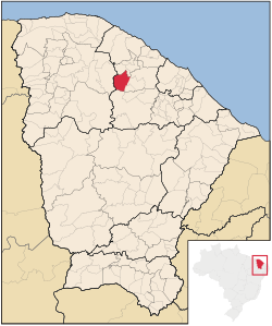 Location in Ceará state