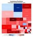 Image 40Treemap of the popular vote by parish, 2016 presidential election (from Louisiana)