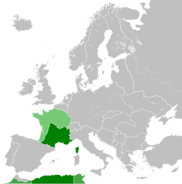 Francia di Vichy - Localizzazione