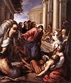 Image 13Jesus healing the paralytic in The Pool by Palma il Giovane, 1592 (from Jesus in Christianity)