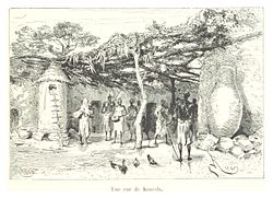 A street in N'Kourala, 1892