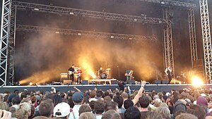 Refused performing at Way Out West 2012