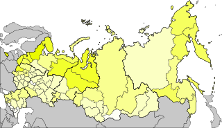 Distribution of Belarusians, 2010