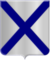 Argent a saltire azure (Katwijk)