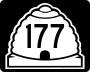 State Route 177 marker