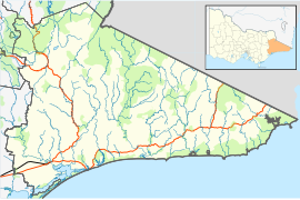 Bairnsdale is located in Shire of East Gippsland