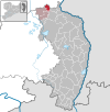 Lage der Gemeinde Groß Düben im Landkreis Görlitz