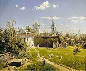 Vasilij Polenov, 'Gardsplass i Moskva', 1878