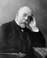 O biologo alemán Robert Koch.