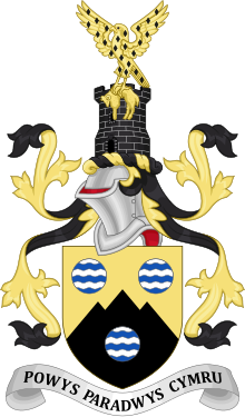 Coat of arms of Powys