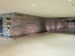 Wall of Charles V in the Carrousel du Louvre