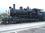 Engine 761 was built around 1890 for the Atchison, Topeka and Santa Fe Railroad. It is a Class 759, 2-8-0. When active, it was used on the main line between Chicago and the west. Engine 761 is located next to the historic Wickenburg train depot, that is now the town's visitor center(WCC).