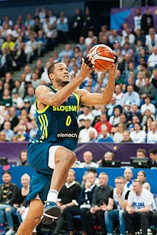 Anthony Randolph avec la Slovénie en 2017.