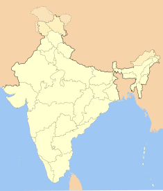 Map indicating the location of Ratnagiri