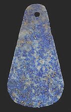 Art mésopotamien en lapis-lazuli, vers 2900 av. J.-C.