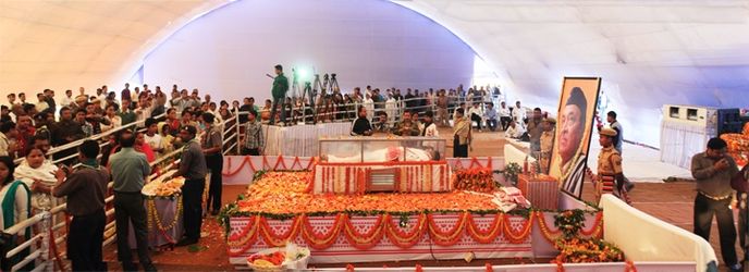 Last respects, Judge field, Guwahati