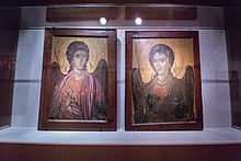 نقاشی دو قدیس در موزه ملی گرجستان