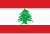 Flagge des Libanon