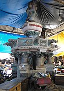 A current view of the Crawford Market Fountain