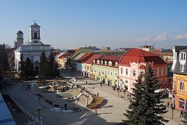 St. Egidius square with the Lutheran Church of Holy Trinity