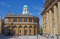 View from the east, behind the Clarendon Building