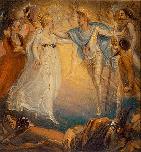 Thomas Stothard – Oberon and Titania from A Midsummer Night's Dream, Act IV, Scene I