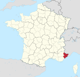Situo de Alpes-Maritimes · Aups Maritims