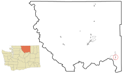 Location of Nespelem, Washington