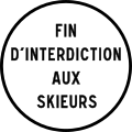 329 End of any other restrictions (example: End of prohibition to skiers)