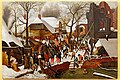Adoration des Mages sous la neige Pieter Brueghel le Jeune