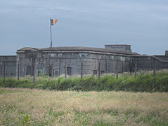 Vue générale de l’entrée du fort.