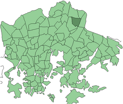 Location in Helsinki