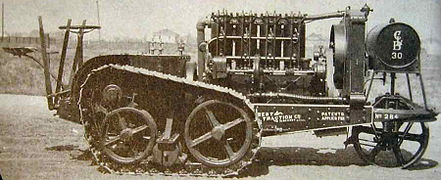 Autotracteur semi chenillé 1915