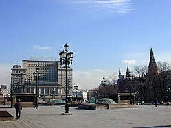 Vista al Hotel Moskva (lado este)