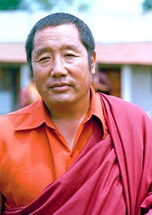 Photo of Penor Rinpoche taken at Namdroling Monastery, 1981