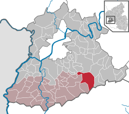 Läget för Kell am See i Trier-Saarburg