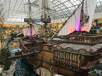 A replica of the Santa María at West Edmonton Mall