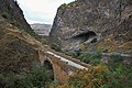 Azat river among the bridge IX century, and Symphony of stones