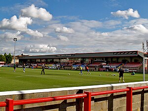 Der Carling Stand an der Victoria Road