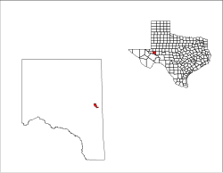 Location of Crane, Texas